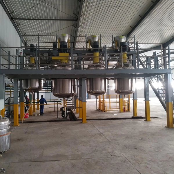 Ligne de production compl&egrave;te de peinture industrielle &agrave; base d&rsquo;eau