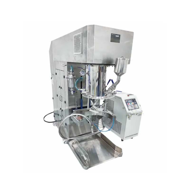 M&eacute;langeur plan&eacute;taire double sous vide en acier inoxydable, lot moyen